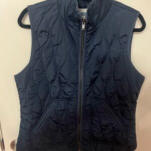 Old Navy Dark Blue Quilted Vest